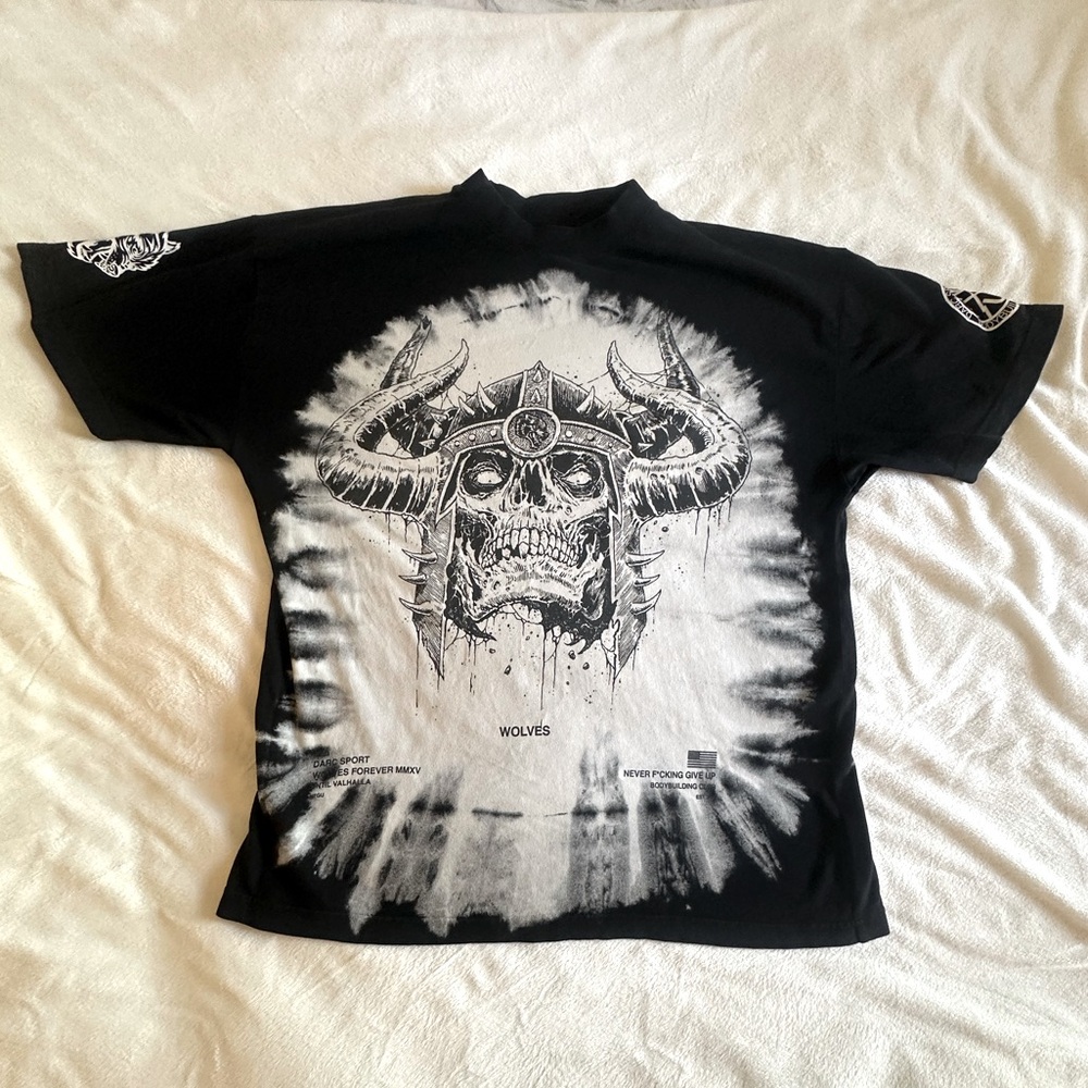 Darc Sport Berserk “Premium Vintage” Oversized Tee in Black Shatter